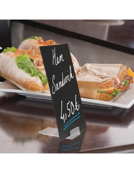 Supports à poser pour mini ardoises CL310 Securit (Lot de 10)