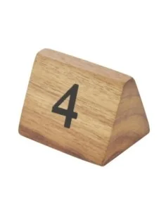 Numéros de table en bois Olympia 1 à 10 2