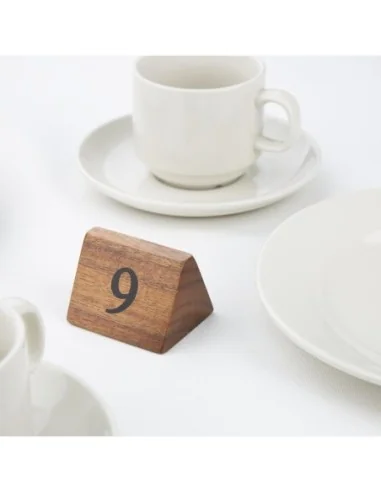 Numéros de table en bois Olympia 1 à 10