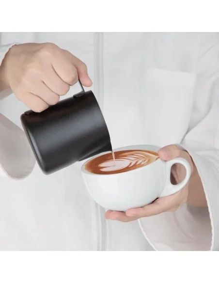 Pichet à lait antiadhésif noir Olympia 340 ml