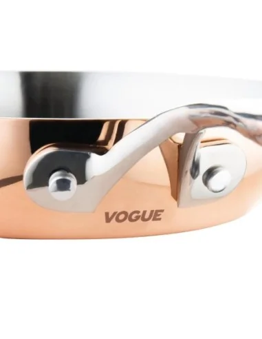 Poêle en cuivre 3 couches induction Vogue 240mm