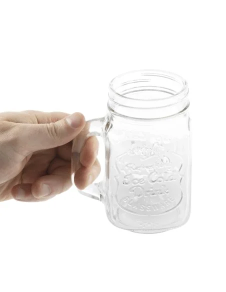 Bocaux avec anse Olympia 450ml (lot de 12)