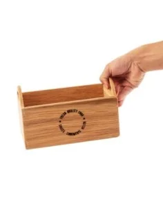 Porte-condiments en chêne avec inscription Olympia 230mm 2