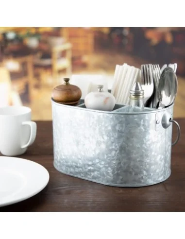 Rangement de table galvanisé Olympia