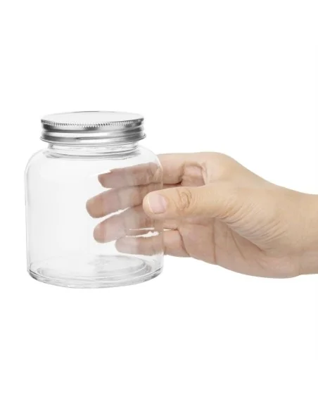 Bocaux à conserves en verre avec couvercle à visser Vogue 330ml (lot de 6)