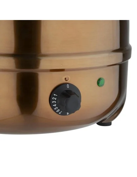 Marmite à soupe Buffalo finition cuivrée