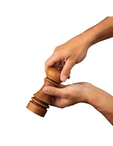 Moulin à sel et poivre en bois effet vieilli Olympia 150mm