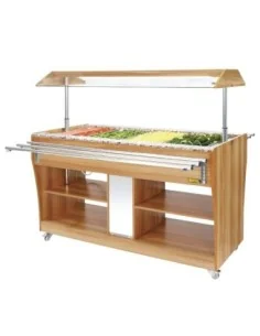 Buffet central chauffant Buffalo 2