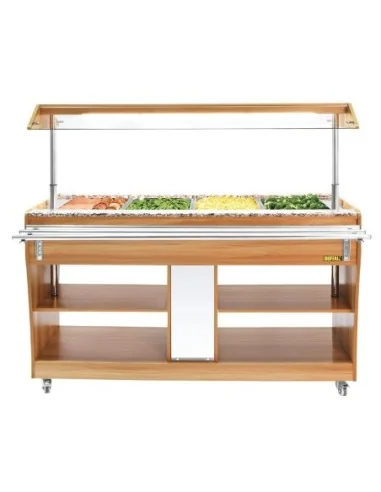 Buffet central chauffant Buffalo