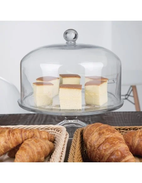 Cloche à gâteau en verre Olympia 