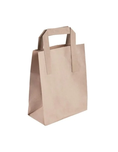 Petits sacs en papier recyclé marron Fiesta Compostable (lot de 250)