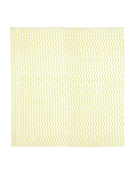 Chiffons non tissés Jantex jaunes (rouleau de 100 chiffons)