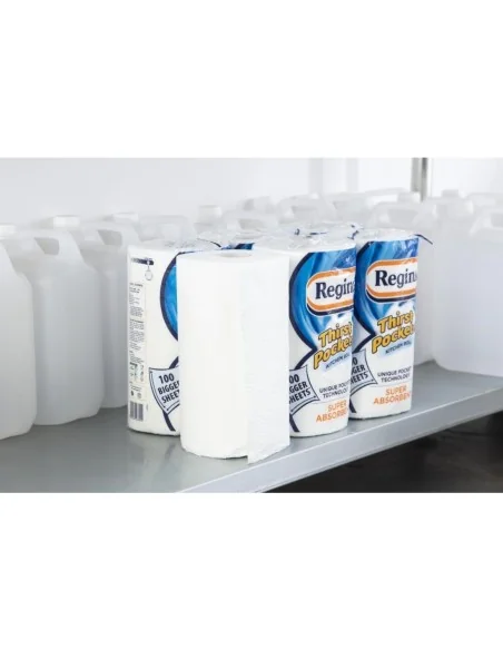 Essuie-tout Regina Thirst pockets 100 feuilles (x6)