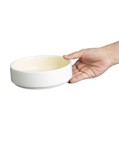 Bols Olympia Fondant jaunes 152mm (lot de 6)