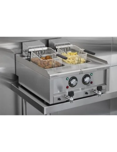 Friteuse électrique double Buffalo Série 600 2 x 8L