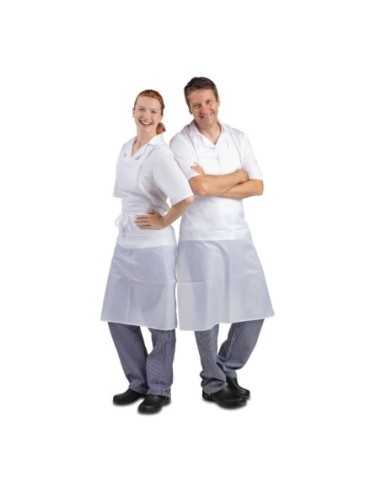 Tablier bavette déperlant Whites blanc