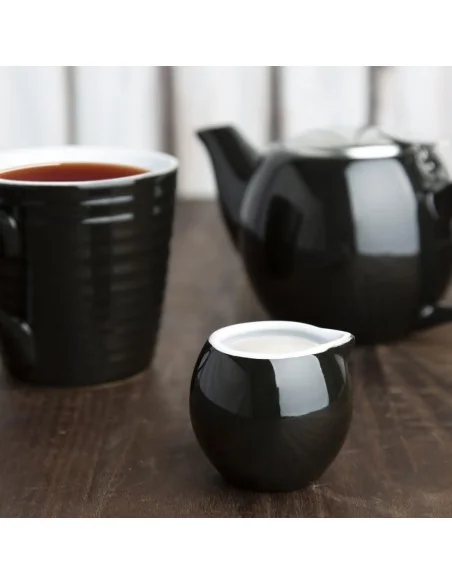 Pots à lait Olympia Café noirs 70ml (lot de 6)