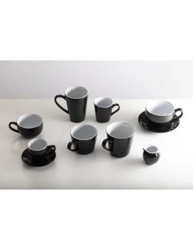Pots à lait Olympia Café noirs 70ml (lot de 6)