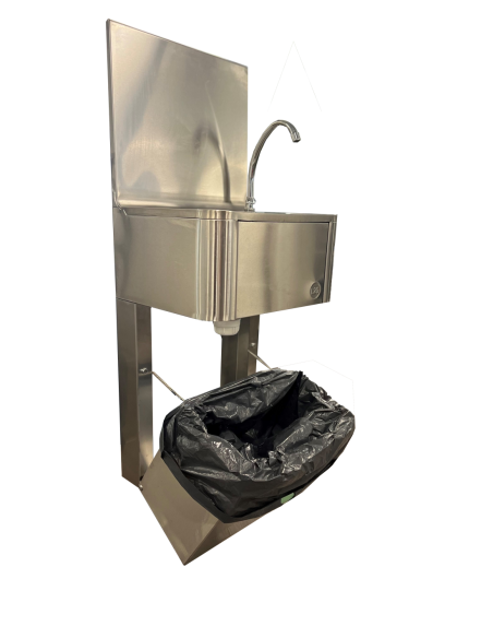 POUBELLE BASCULANTE 24 L SOUS LAVE-MAINS LMD  L (en mm) : 400 - P (en mm) : 300 H (en mm) : 450