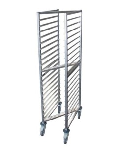 ECHELLE INOX SOUDEE ENCASTRABLE GN1/1. 20 NIVEAUX. ENTREE...