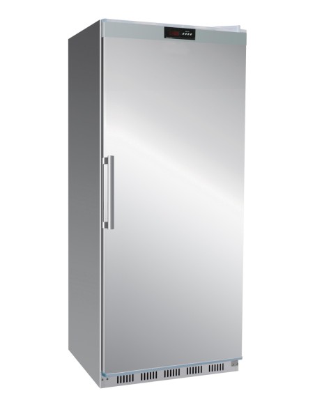 ARMOIRE REFRIGEREE EXT INOX. INT ABS. +2/+8°C. AVEC 3+1 CLAYETTES. FERMETURE A CLE. Tension : 230V Mono - Puissance (en kW) : 0.