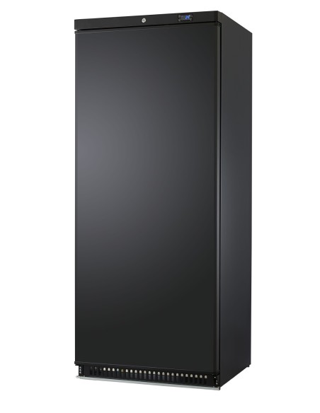 ARMOIRE REFRIGEREE NOIRE. 0/+8°C. INTERIEUR HIPS AVEC 4+1 CLAYETTES. FERMETURE A CLE. 400L Tension : 230V Mono - Puissance (en k