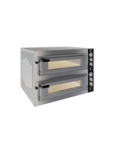 FOUR A PIZZAS ELECTRIQUE 4+4 PIZZAS. D350 MM COMMANDES...