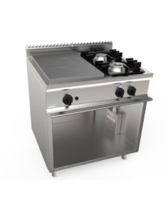 PLAQUE COUP DE FEU 4.5KW + 2 FEUX GAZ (4.5+7.5KW) SUR...