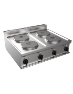FOURNEAU ELECTRIQUE 4 PLAQUES RONDES D220 A POSER 4X2.6...