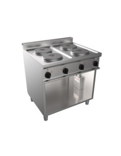 FOURNEAU ELECTRIQUE 4 PLAQUES INOX 304 SUR MEUBLE PLACARD...