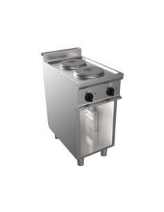 FOURNEAU ELECTRIQUE 2 PLAQUES INOX 304 SUR MEUBLE PLACARD...