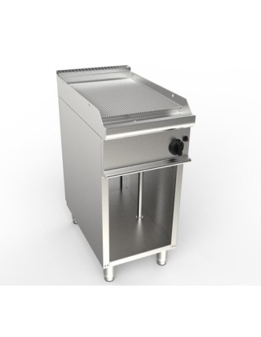 FRY-TOP GAZ NERVUREE SUR PLACARD OUVERT ZONE DE...