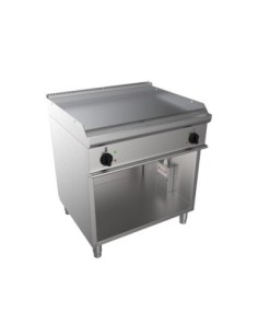 FRY-TOP ELECTRIQUE INOX 304 SUR MEUBLE OUVERT. PLAQUE...