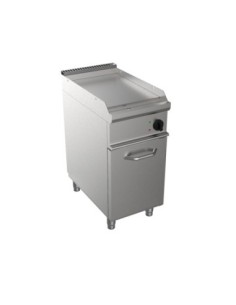 FRY-TOP ELECTRIQUE INOX 304 SUR MEUBLE FERME. 1P.BATTANTE...