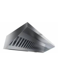 HOTTE MURALE BISEAUTEE. 4 FILTRES. 3000M3/H AVEC...