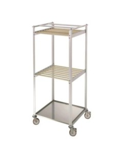 CHARIOT DE SECHAGE ALUMINIUM 2 NIVEAUX. 16 BARRES...