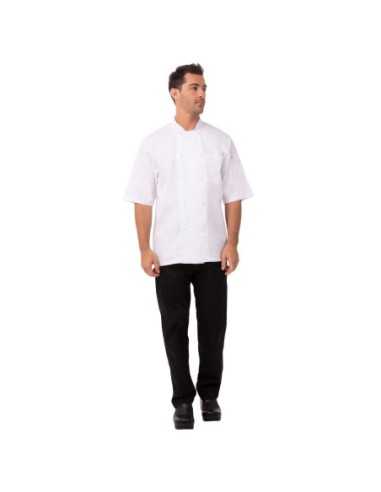 Veste de cuisine mixte blanche Chef Works Montreal Cool Vent L