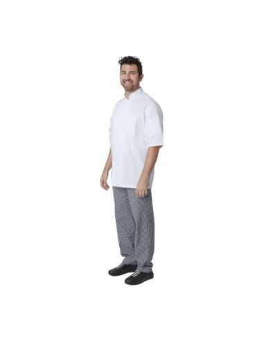 Veste de cuisine mixte blanche Chef Works Montreal Cool Vent L