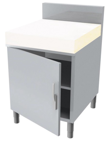 MEUBLE BILLOT POLY OU BOIS EP.100 MM.2P.BATTANTES DESSUS AVEC 2 BILLOTS 598X748X100 MM L (en mm) : 1 200 - P (en mm) : 800 H (en