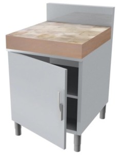 MEUBLE BILLOT BOIS EP.100MM.2P.COULISSANTES DESSUS AVEC...