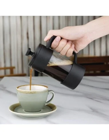Cafetière à piston noire Olympia 3 tasses