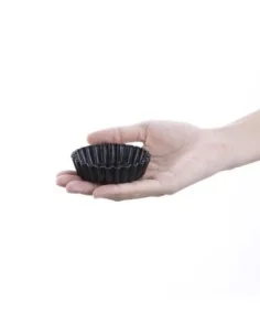 Moule à tartelette cannelé antiadhésif avec fond amovible Vogue 8 cm (x3) 2