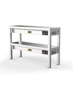 ÉTAGÈRE CHAUFFANTE EN CÉRAMIQUE 2 NIVEAUX 1400
8 HEATERS...