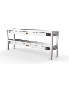 ÉTAGÈRE CHAUFFANTE EN CÉRAMIQUE 2 NIVEAUX 1600
8 HEATERS...