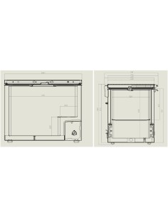 CONGÉLATEUR BAHUT COUVERCLE EN INOX 305 L 2