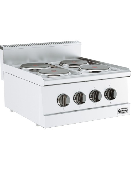 BASE 600 CUISINIÈRE AVEC PLAQUE ÉLECTRIQUE 4 PL.