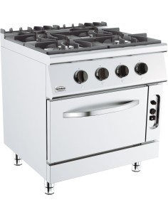 BASE 700 CUISINIERE A GAZ 4 BR. AVEC FOUR À GAZ