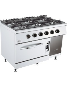 BASE 700 CUISINIERE A GAZ 6 BR. AVEC FOUR À GAZ
