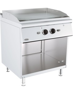 BASE 700 PLAQUES GRILL A GAZ CHROME