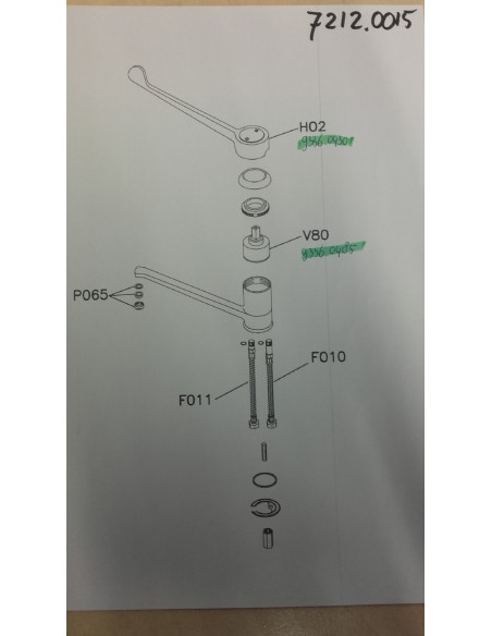 ROBINET AVEC COMMANDE DE COUDE